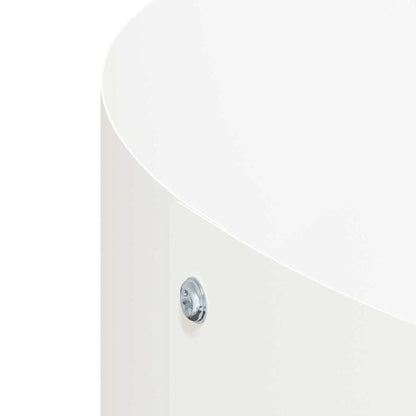 265581 - vidaXL Vazo Lulesh Metalike të Bardha Vazo Lulesh Metalike të Bardha me Diametër 40 cm