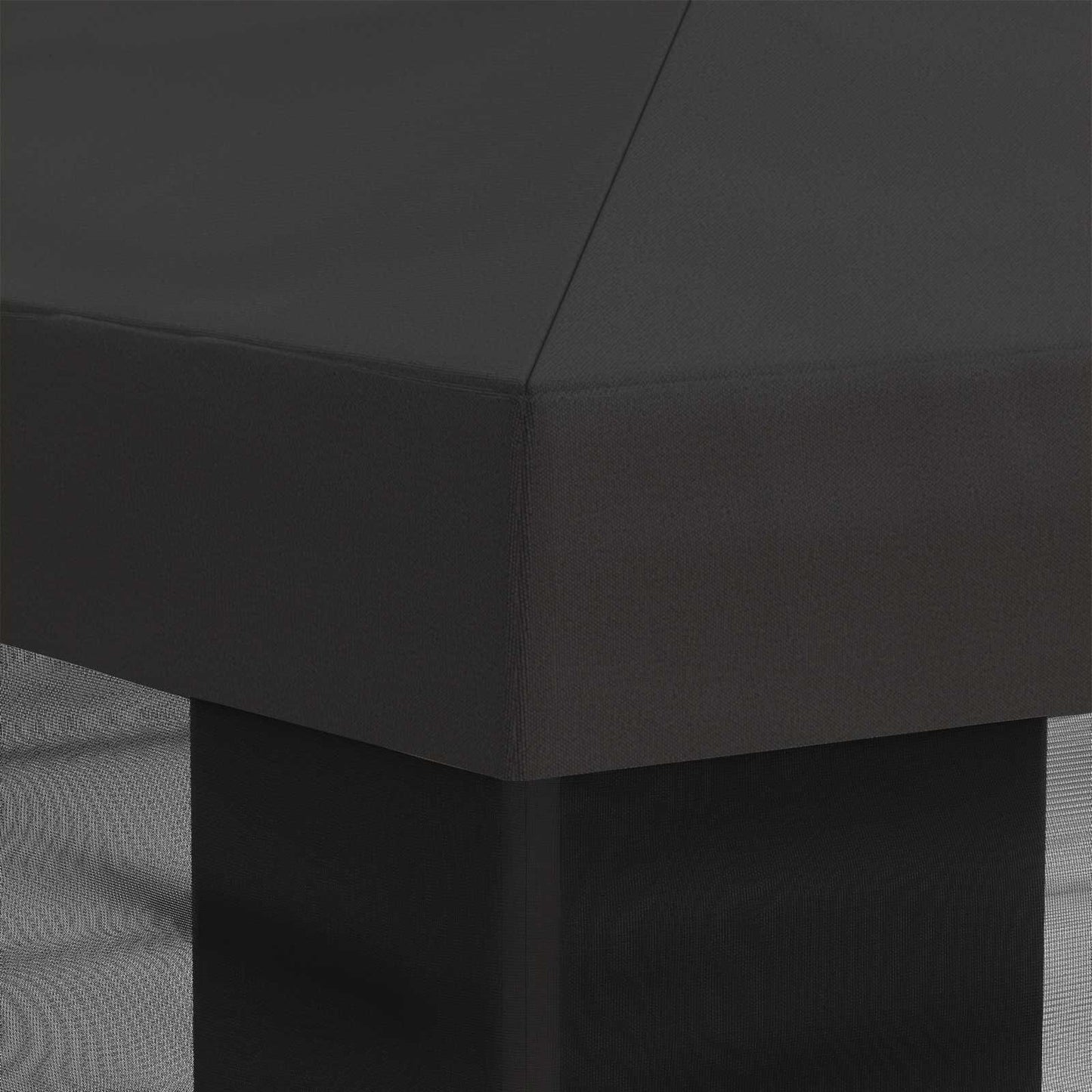 280685 - Mbulesë për Gazebo vidaXL me Mure Anësore Antracit 600.5 x 300.5 cm