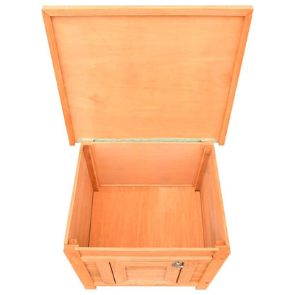 280043 - VIDA XL Shtëpi për mace, Dru Pishe dhe Bredhi i Fortë 50x46x43,5 cm