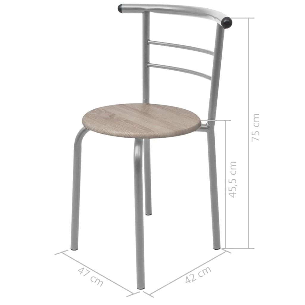 280064 - VIDAXL Set për Mëngjes MDF