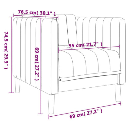 265259 - VIDA XL Divan/Kolltuk Linen