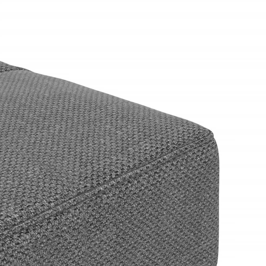 265272 - VIDAXL Divan-Krevat 2-Vendësh me Dy Jastëkë, Material Gri i Errët
