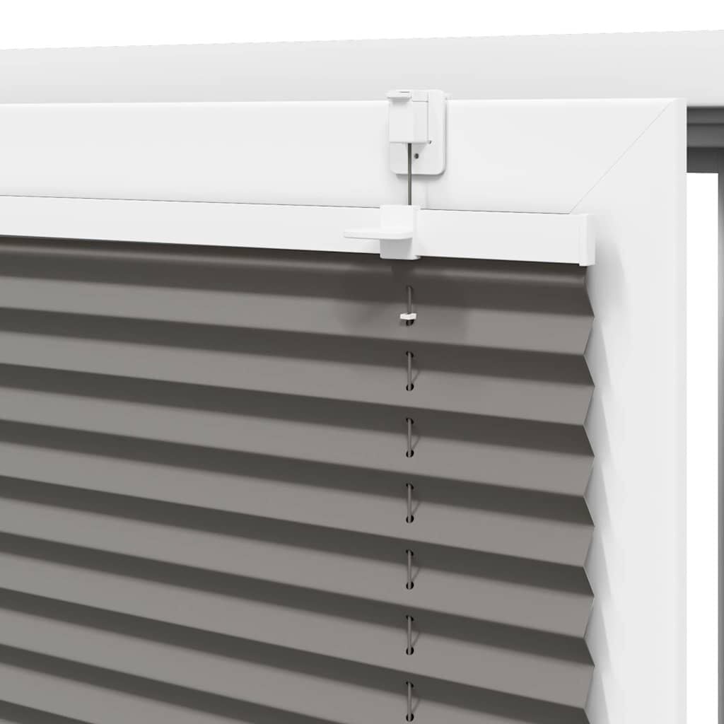265312 - VIDAXL Perde e Plisuar Antracit 120x150 cm Poliester
