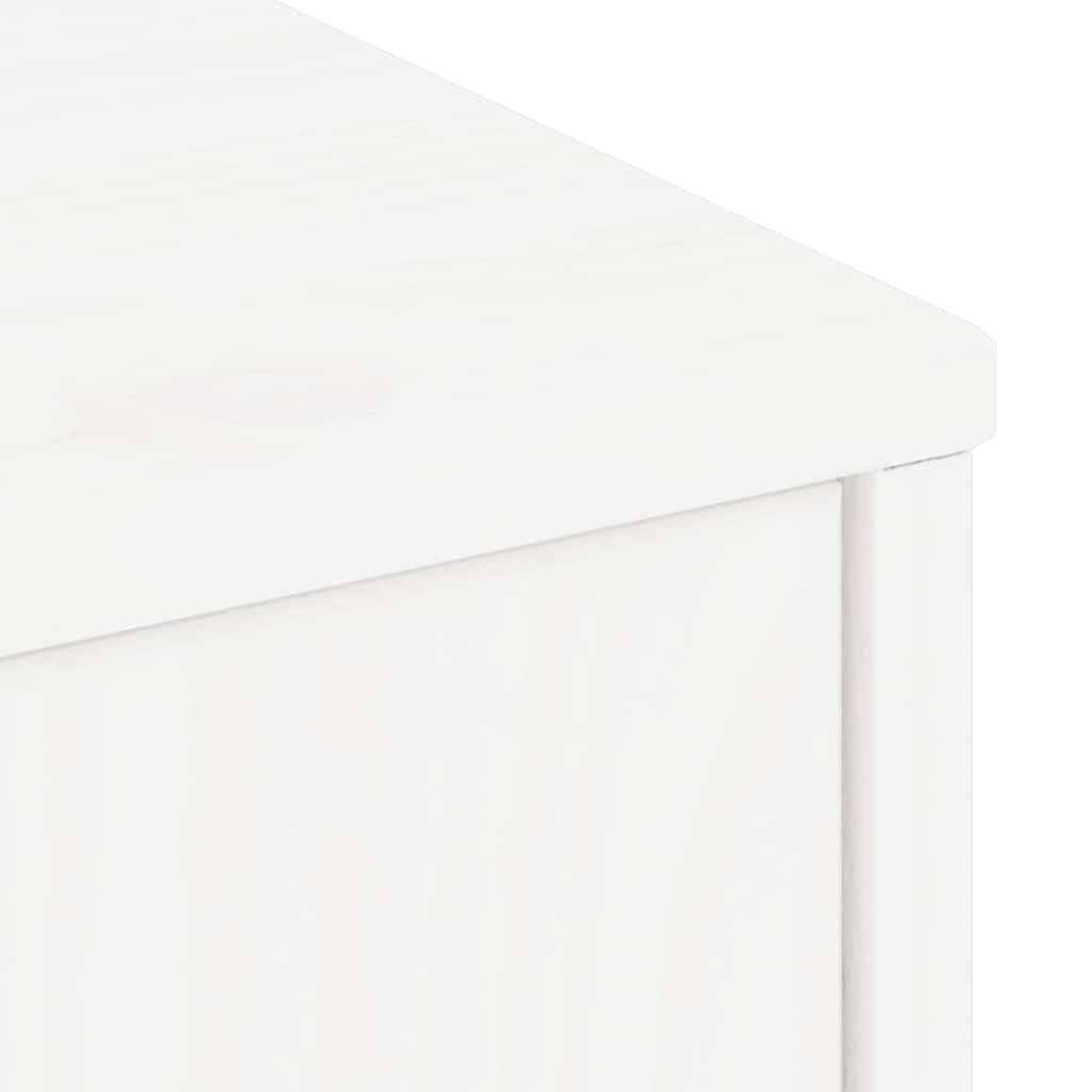 265332 - VIDAXL Kabinet TV "ODDA" i Bardhë 79x24x40 cm Dru Pishe i Fortë