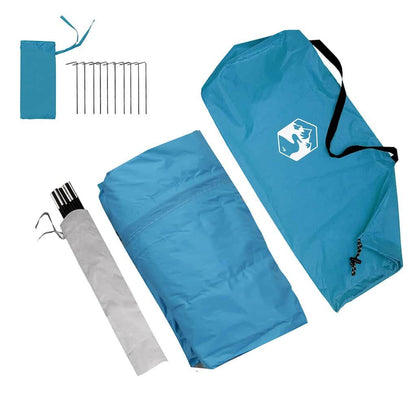 280384 - VIDA XL Karvan-Zelt për 5 Persona 410 x 275 x 245 cm Blu