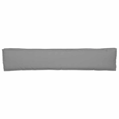 265344 - VIDAXL Jastëk Palete për Bankë Gri 200x40x8 cm Pëlhurë Oxford