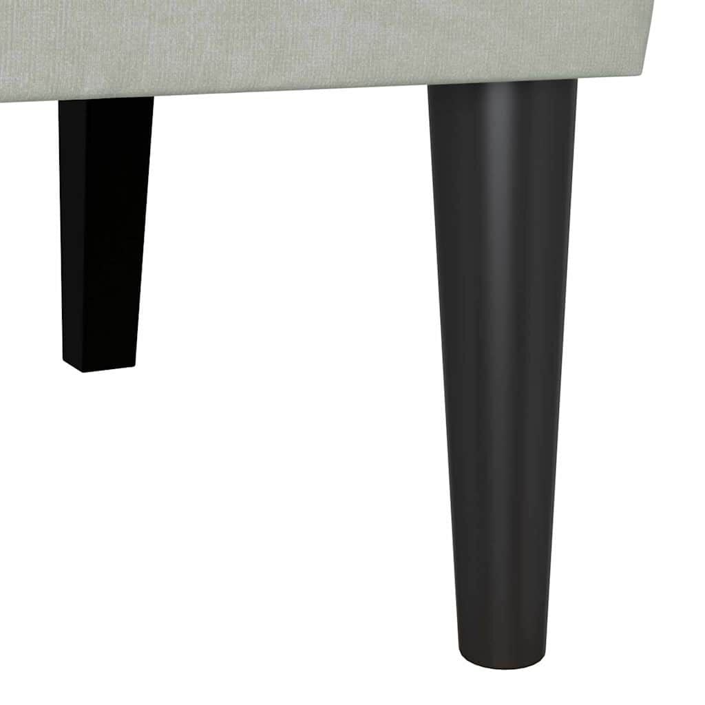 280445 - vidaXL Banc Chesterfield Gris clair 112 x 65,5 x 75 cm Velours