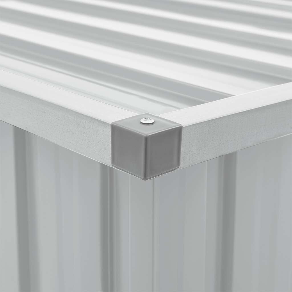 265422 - VIDAXL Kuti Ruajtjeje për Kopsht, Gri 149x99x93 cm