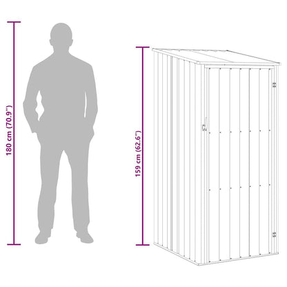 280492 - VIDAXL Kasolle Kopshti Antracit 87x98x159 cm Çelik i Galvanizuar