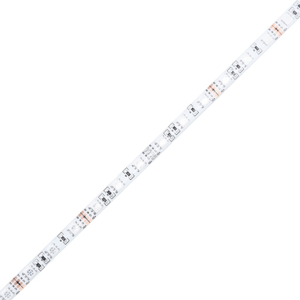 265512 - VIDA XL Tavolinë kafeje me Infinity LED të zezë 40x40x49 cm