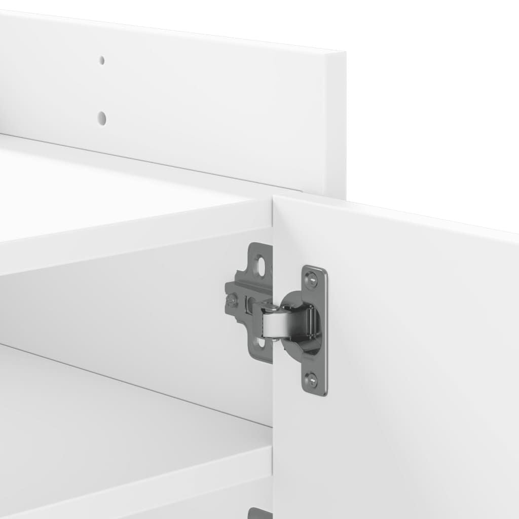 265515 - VIDA XL Kabinet TV i Bardhë 100x35x40 cm Dru i Inxhinieruar
