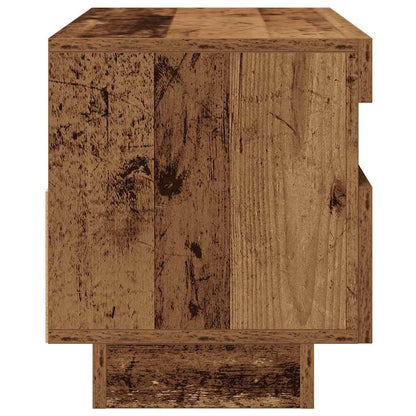 280587 - VIDAXL Kabinet TV me Drita LED Dru i Vjetër 80x35x40 cm Dru i Inxhinieruar