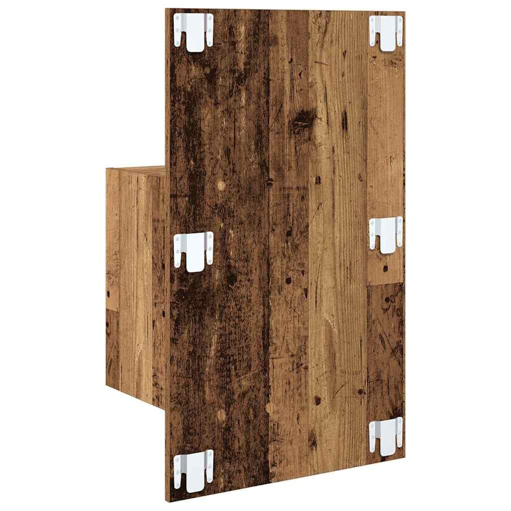 265605 - vidaXL Komodinë 2 copë Dru Antik 50 x 32.5 x 80 cm