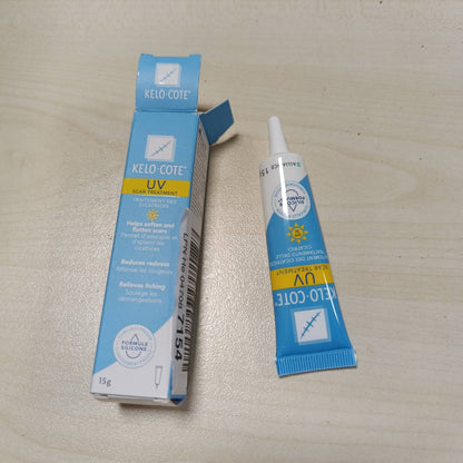 221856 - KELO-COTE Tub 15g - Xhel UV për Shenjat SPF 30 - Trajtim Shenjash - Formulë Silikoni - Rezistent ndaj Ujit - Transparent