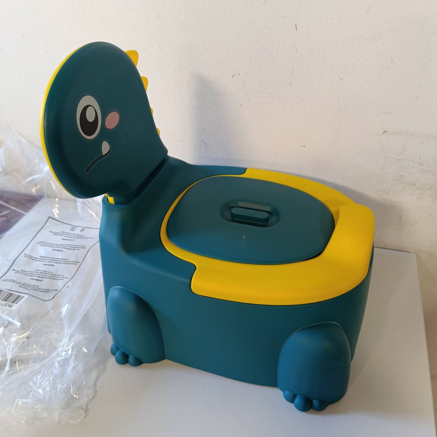 321433 - Kapak tualeti për fëmijë, Tualet stërvitjeje me mbështetëse shpine, Kapak stërvitjeje për foshnje dhe fëmijë