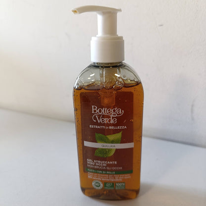 272393 - BOTTEGA VERDE Xhel për Heqjen e Grimit për Fytyrën dhe Sytë 200ml, me Quillaia, Formulë e Butë, për të Gjitha Llojet e Lëkurës