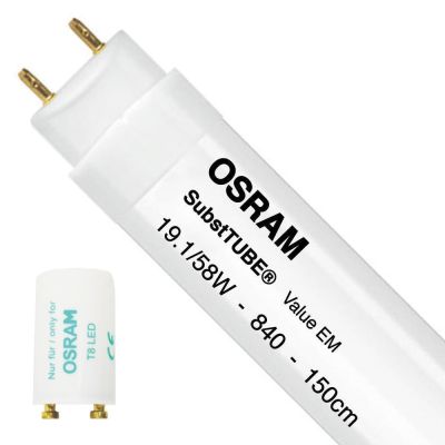 160615 - OSRAM LED Tub G13, 19.1W, Ngjyra E Bardhë E Ftohtë, Gjatësia 150cm
