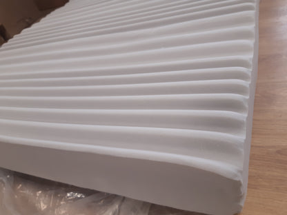 159472 - NOVILLA Dyshek Dimenzion 140x190cm, Lartësi 16cm, Dyshek Dyfishtë me Shkumë të Ftohtë, Komoditet në 7 Zona dhe Shkumë e Butë Miqësore me Lëkurën, E Ajrosur dhe e Freskët