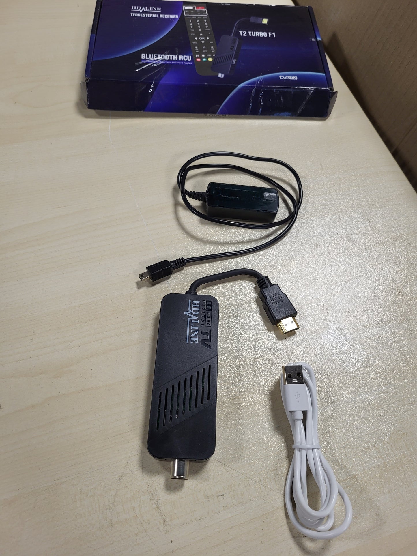 268996 - LEYF Dekoder DVB-T2 Full HD 1080P, HEVC H265 Main 10 Bit, telekomandë 2-në-1, HDMI/AV, USB