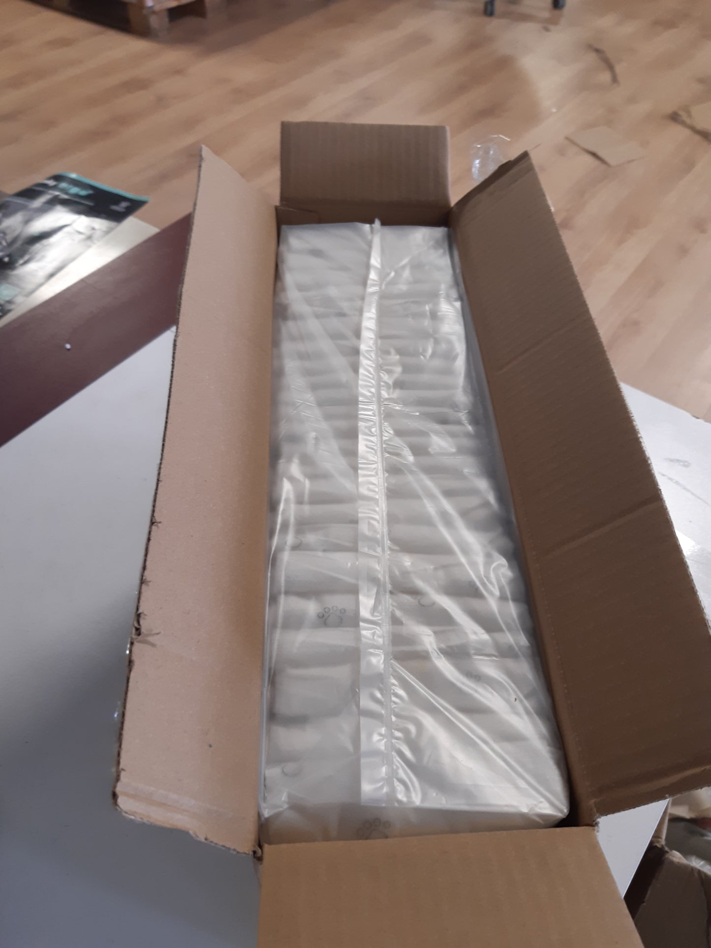 195878 - AMAZON BASICS Pelena e Disponueshme për Qen Meshkuj, Madhësi Mesme, të Bardha (Pako 50 copë)