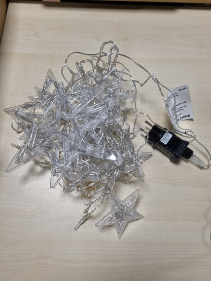 214170 - SALCAR Drita me tela me 12 yje LED, 2M, drita LED perde me 8 mënyra
