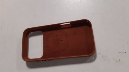 267018 - SURPHY Mbështjellës lëkure për iPhone 17 Pro (6.3 inç, 2025), i pajtueshëm me Mag-Safe, lëkurë PU premium, rezistent ndaj gërvishtjeve, ultra i hollë, ngjyrë kafe