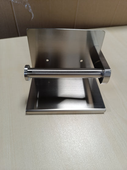 220007 - HENG HOME Mbajtëse letre higjienike moderne, çelik inox SUS 304, me raft telefoni, F928-03D