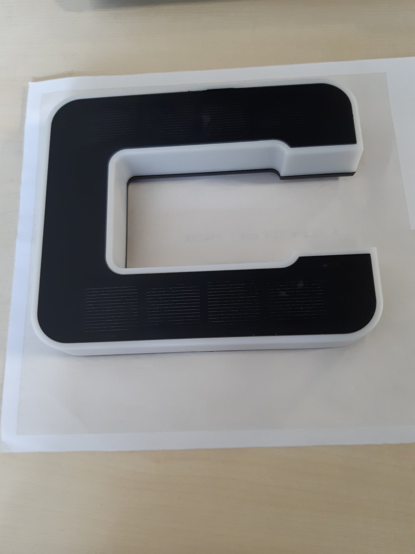 208382 - PAULMANN 94652 Llambë e shtëpisë me numër solari LED, IP44, Bateri Ngrohëse e Zëvendësueshme, 0.2 vat, Dritë e zezë 3000 K, Material plastik