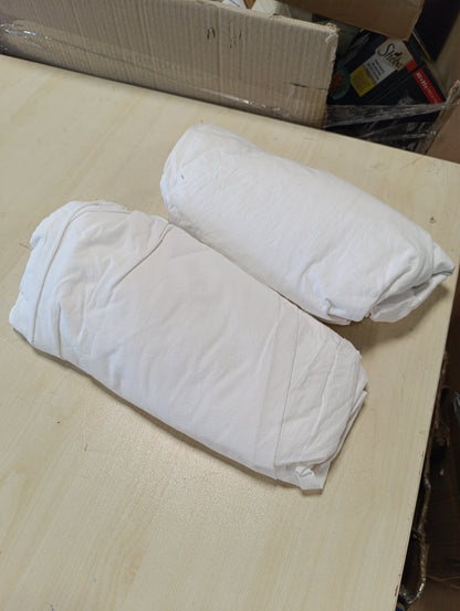 215320 - ESENCIALE PËR SOT Set me 2 çarçafë të montuar 140x190 cm, 100% pambuk