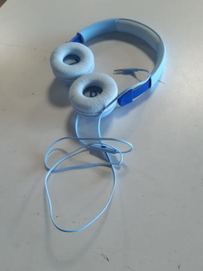 268538 - JBL Junior 320 Kufje për fëmijë me mikrofon të integruar, kabllo, JBL Safe Sound, volum të ulët, mbulesë të butë, afishe 12 mm, dizajn portativ, ngjyrë blu
