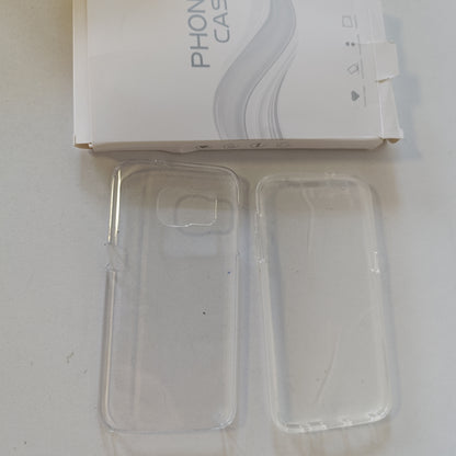 267306 - SOGUDE Mbrojtëse transparente prej silikoni TPU për Samsung Galaxy S7, Mbrojtëse 360 gradë