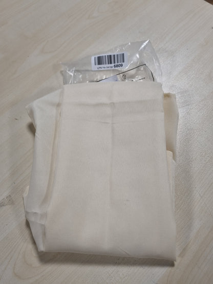 253491 - Mbulesë Tavoline DWCN Shampanjë, Rezistente ndaj Njollave, e Larëshme, e Papërshkueshme nga Uji për Dhomën e Ngrënies, Kopshtin, Festat, 110 x 140 cm