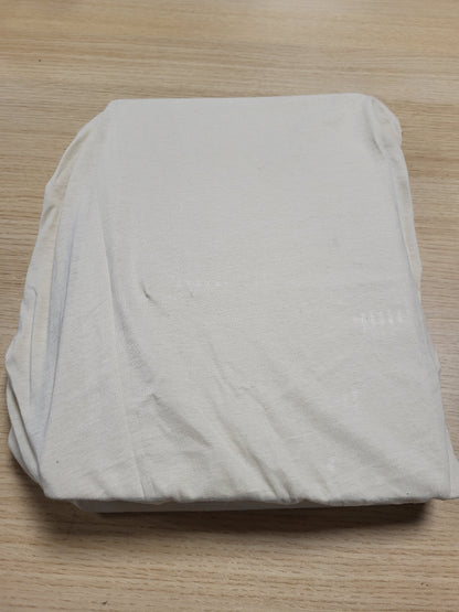 237035 - DREAMZIE Çarçaf i montuar 70x160cm, 100% xhersi pambuku e certifikuar Oeko-Tex, Bezhë, me cepa elastikë