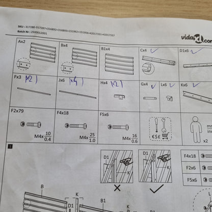 265609 - vidaXL Vazo e Ngritur për Kopsht prej Çeliku të Galvanizuar 320x80x45 cm – Gri