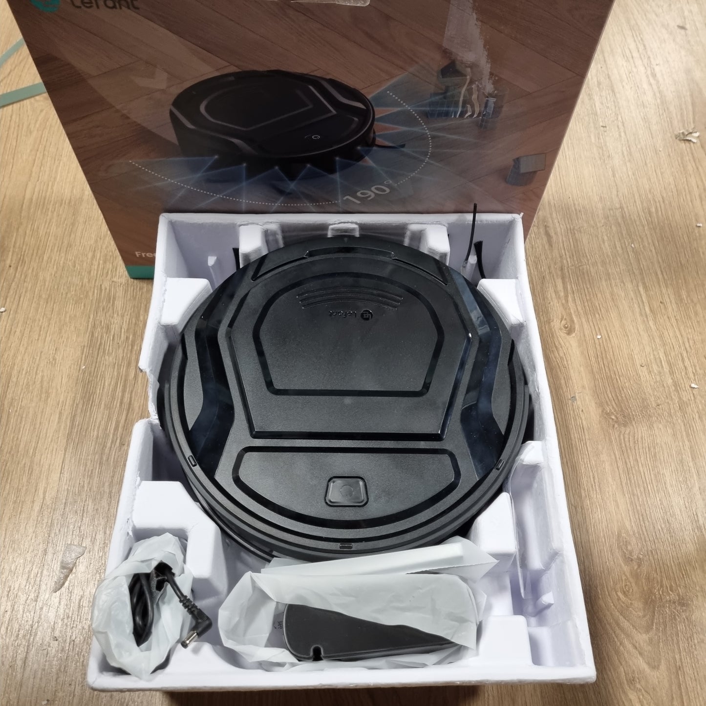 183072 - LEFANT, Fshesa Robotike e Hollë me WiFi/Bluetooth/Alexa/Aplikacion, M210P, Karikim Automatik, Kohëzgjatje Pune 120-Minuta, 6 Mënyra Pastrimi, Ideale për Qime Kafshësh Shtëpiake dhe Dysheme të Forta