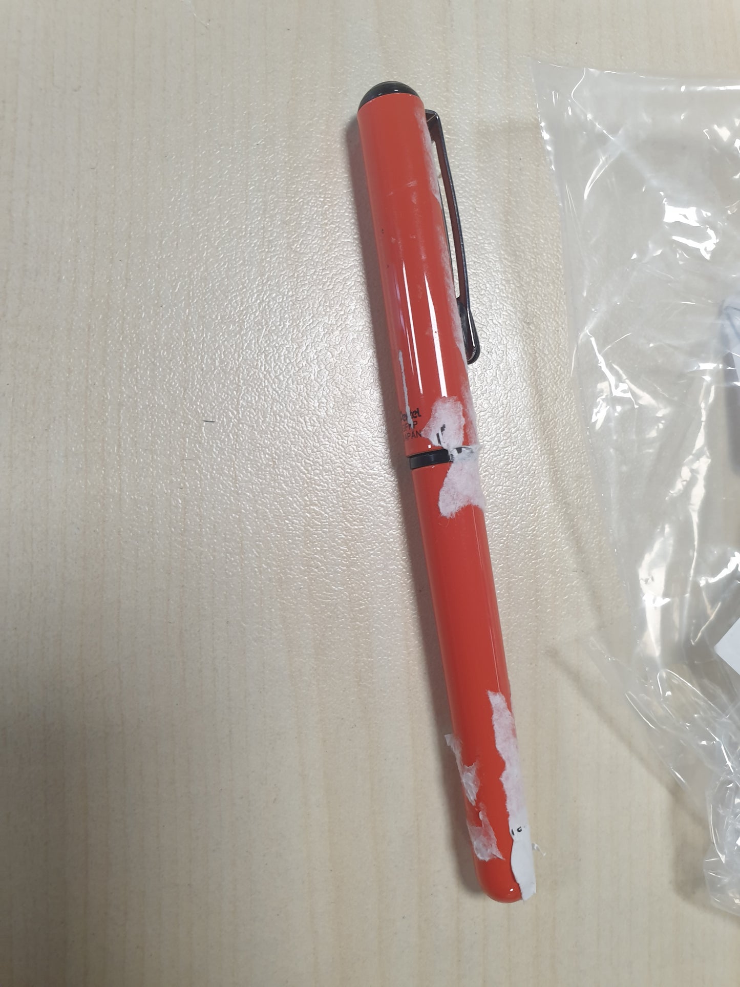 268737 - PENTEL XGFKPF/FP10 - Xhep Brush Pack Flister Furçë Stilolaps me 2 Fishekë, Tyrë Portokalli, Bojë e Zezë