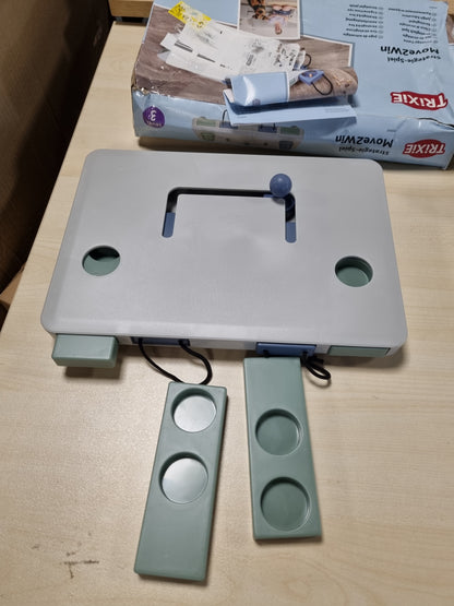 214688 - TRIXIE Lojëra me Lojëra Ushqimi Move-2-Win për Qen, Niveli 3, Blu dhe e Bardhë