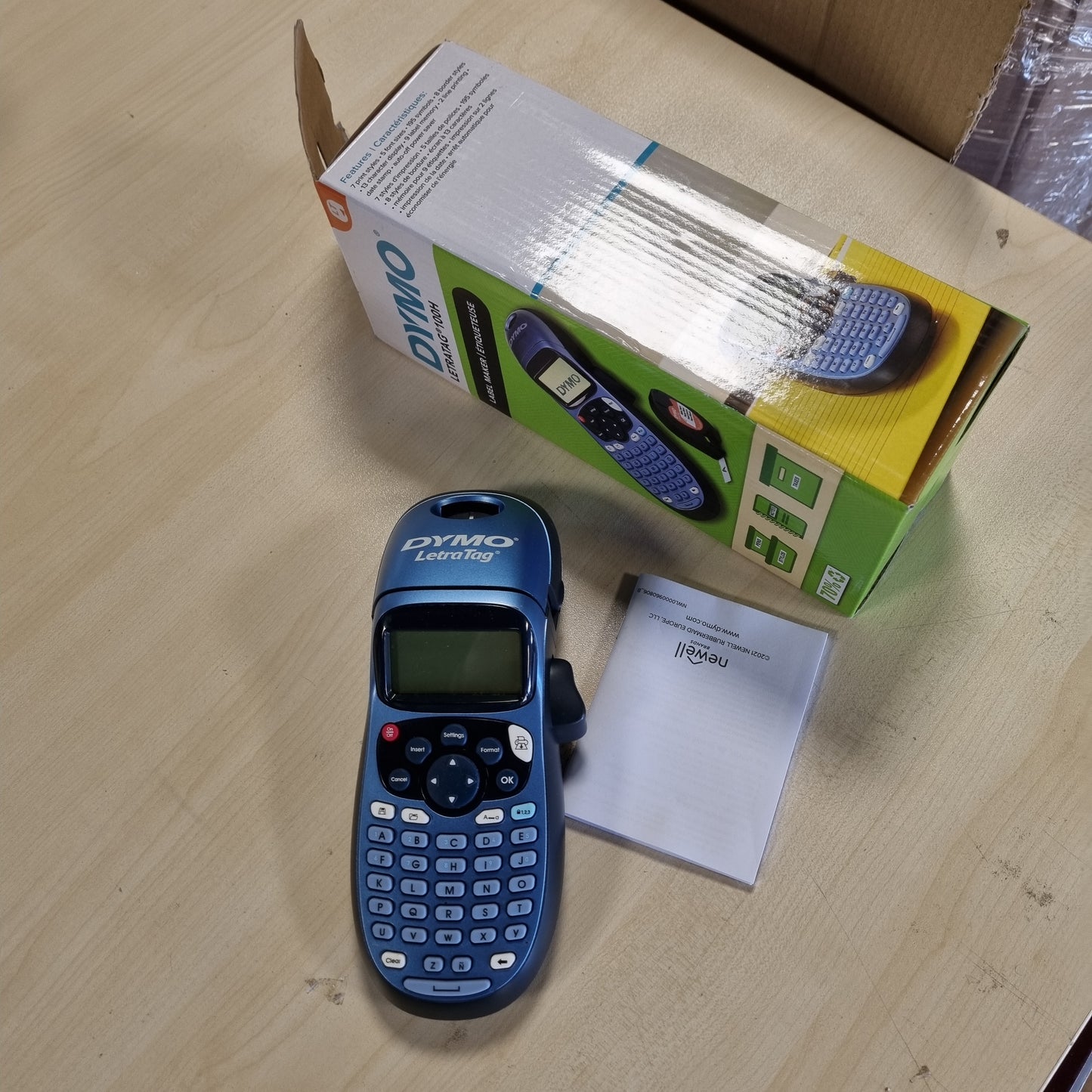 268423 - DYMO Makinë për krijimin e etiketave LetraTag LT-100H, Printer etiketash termike pa bojë, me tastierë ABC
