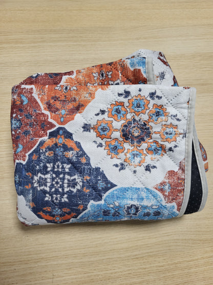 141895 - Qilim hyrjeje boho maroken 2x3, i larëshëm për derë të brendshme, qilima të vegjël banjoje jo-rrëshqitës me push të ulët, qilim dyshemeje retro fshatar me stil etnik neutral për kuzhinë dhe dhomë gjumi