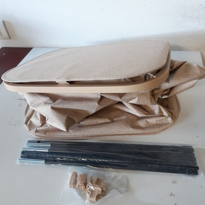 216184 - LIFEWIT Kosh rrobash për larje, 105 L, me kapak dhe doreza plastike