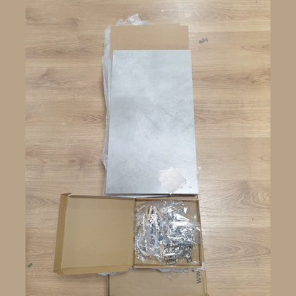 244446 - vidaXL Dollap Zyre me 5 Rafte, Dollap Dosjesh, Njësi Organizimi dhe Depoje, Mobilje, Gri Betoni, 60x32x190cm, Pllakë e Kopshtit