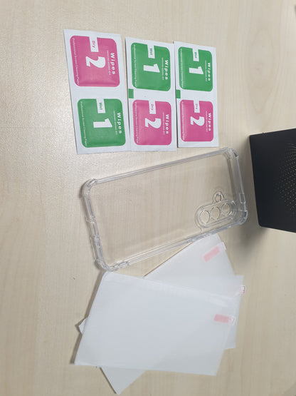 267421 - IVOLER Mbrojtëse ekrani për Samsung Galaxy A56 5G me 3 mbrojtëse ekrani prej qelqi të temperuar, transparente, rezistente ndaj goditjeve, e hollë prej silikoni