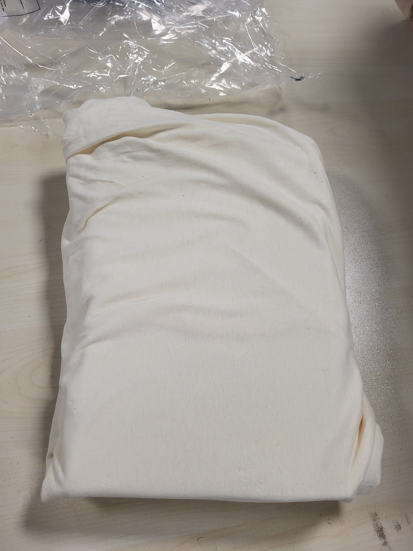 168295 - VELVETHOME Çarçaf me Montim 140x200cm, Material 100% Pambuk i Krehur, Prodhuar në BE, Për Dyshekë deri në 25cm Të Thellë, Ngjyrë Ekru