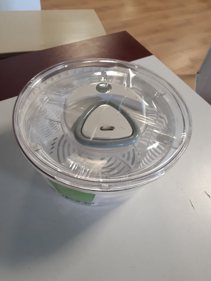 245424 - ZYLISS Easy Spin 2 Tharëse sallatash, Kapacitet 6L, Plastike, E bardhë, Teknologji Aquavent