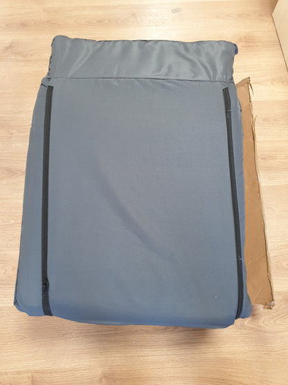 244690 - VIDA XL Shezllon i palosshëm Antracit 175x54x8,5 cm Pëlhurë Oxford