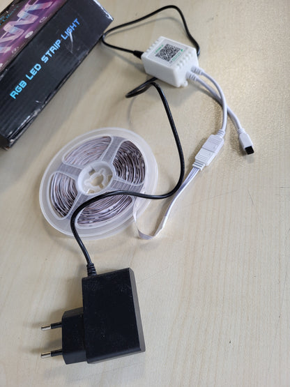 186173 - HOVVIDA Shirit LED 10M, 1x10M, 300 LED (30 LED/metër), RGB me Aplikacion dhe Telekomandë, Modalitet Muzike dhe Kohe, Përshtatshëm për Dhomë, Dhomë Ndenjeje, Kuzhinë, Dhomë Gjumi, Bar, Festë