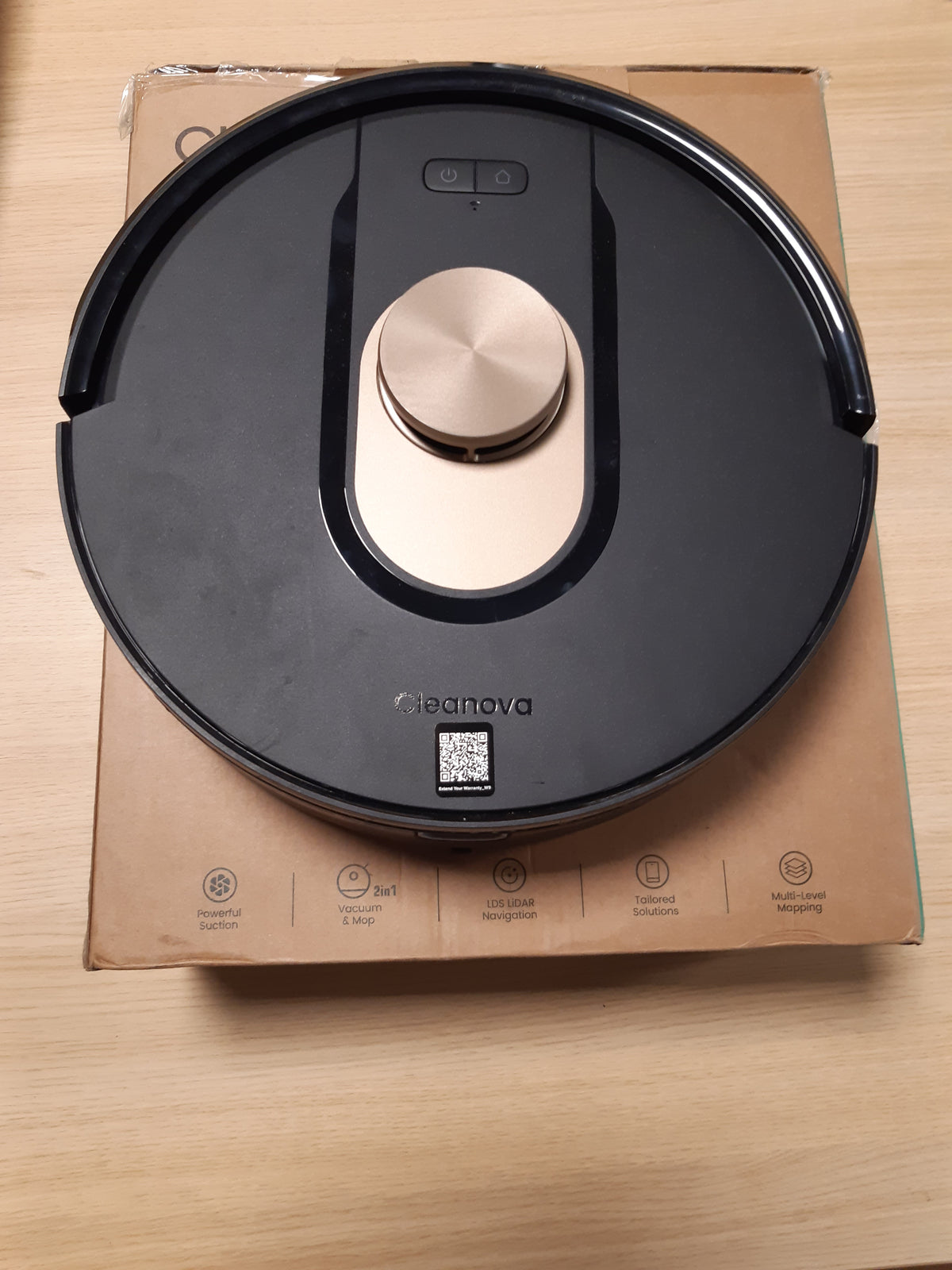 139013 - VEXILAR Robot Fshehës me Korrent dhe Mop, 5000Pa, Navigim LiDAR, VetëZbrazje, Pastrim 60-ditor pa duar, Kohëzgjatje Funksionimi 180 minuta, Hartëzim Shtëpie, Zona të Ndaluar, Ideal për Qime Kafshësh Shtëpiake, Përshtatet për Qilima të Mëdha