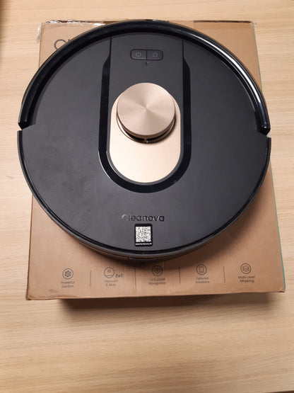 139013 - VEXILAR Robot Fshehës me Korrent dhe Mop, 5000Pa, Navigim LiDAR, VetëZbrazje, Pastrim 60-ditor pa duar, Kohëzgjatje Funksionimi 180 minuta, Hartëzim Shtëpie, Zona të Ndaluar, Ideal për Qime Kafshësh Shtëpiake, Përshtatet për Qilima të Mëdha
