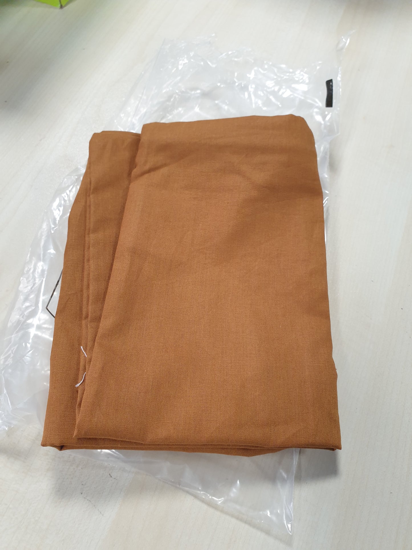 211724 - ALREYA Mbulesë Jastëku Renforcé 40x40cm - 100% Pambuk, Ngjyra Kafe Kanelle