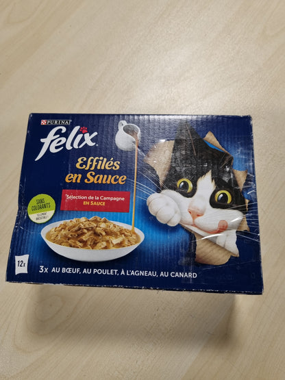 253760 - FELIX Copa të Buta në Salcë, Mace e Rritur, 12 x 85g, Qese Freskie
